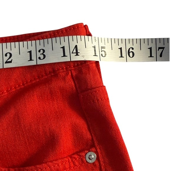 AG Adriano Goldschmied The Legging Super Skinny Red Jeans Womens 4 27 NWOT - Picture 6 of 7